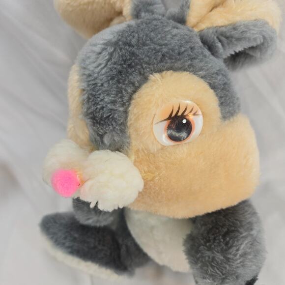 Walt Disney Knickerbocker Bambi Thumper Plush Stuffed Bunny Rabbit 9" 1985 - Picture 5 of 7